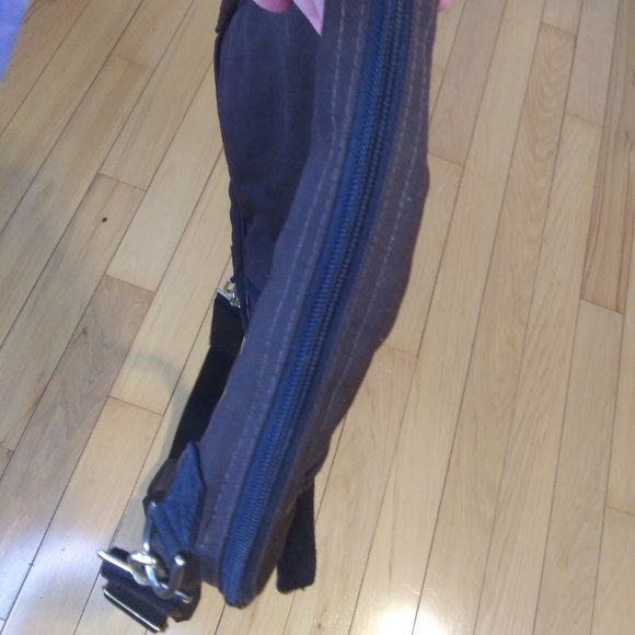 LL Bean Canvas laptop bag dark Brown . Unisex - Picture 12 of 14